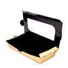 Caja Take Away Kraft Interior Negro y Ventana 730ml