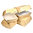 Caixa de Hambúrguer Pequena Kraft - Pacote 25 unidades