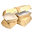 Small Kraft Hamburger Box  -  Pack 25  units