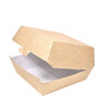 Large Kraft Hamburger Box - Pack 25 units