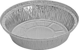 Emballage Rond en aluminium 775ml avec couvercle en carton - Paquet 100 unités