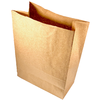 Sac en papier Kraft américain 26x41+14cm - Boîte 400 unités