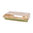 Caixa / Saladeira de Cartão Rectangular Kraft c/ tampa PET 2100ml - Cx. Completa 200 unidades