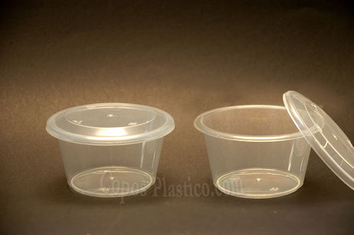 Mini Vaso Postre 50 ml 100 Unidades con Tapa