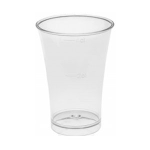 Vaso Plastico SHOT AMERICA 40ml (Cristal) PS Sin Tapa - Caja Completa 765 Unidades