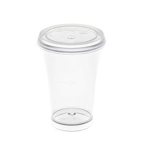 Vaso Plastico SHOT AMERICA 40ml (Cristal) PS Con Tapa - Caja Completa 765 Unidades