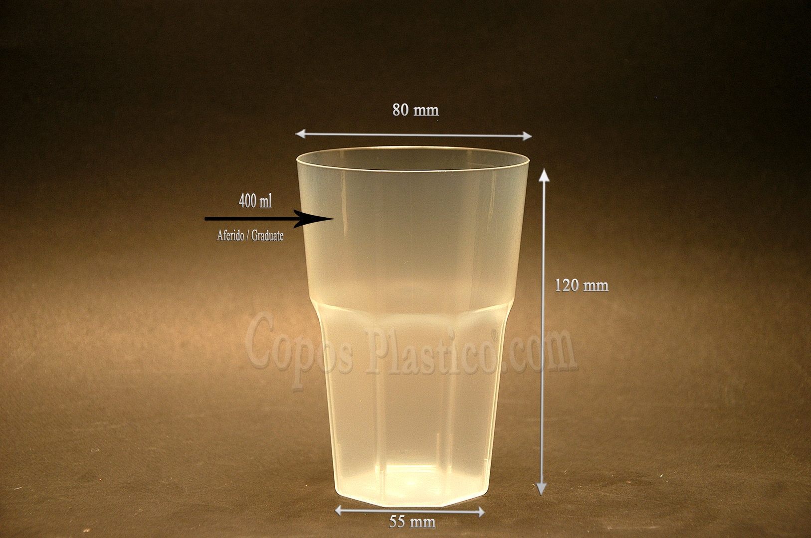 Copo Mojito Happy 400ml Polipropileno (PP)