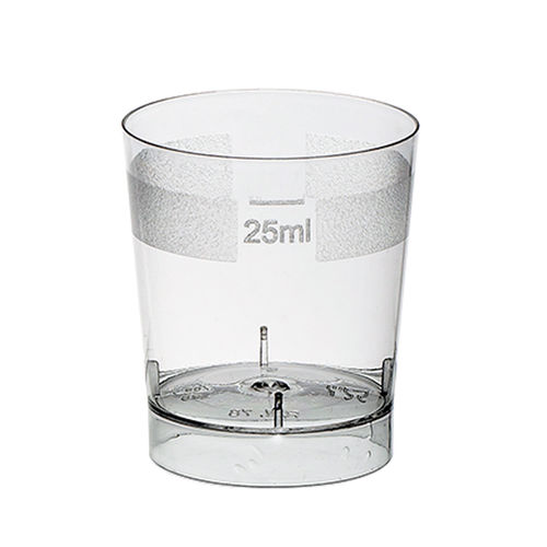 Vaso SHOT 25ml (Cristal) PS - Emb.c/100 Unidades