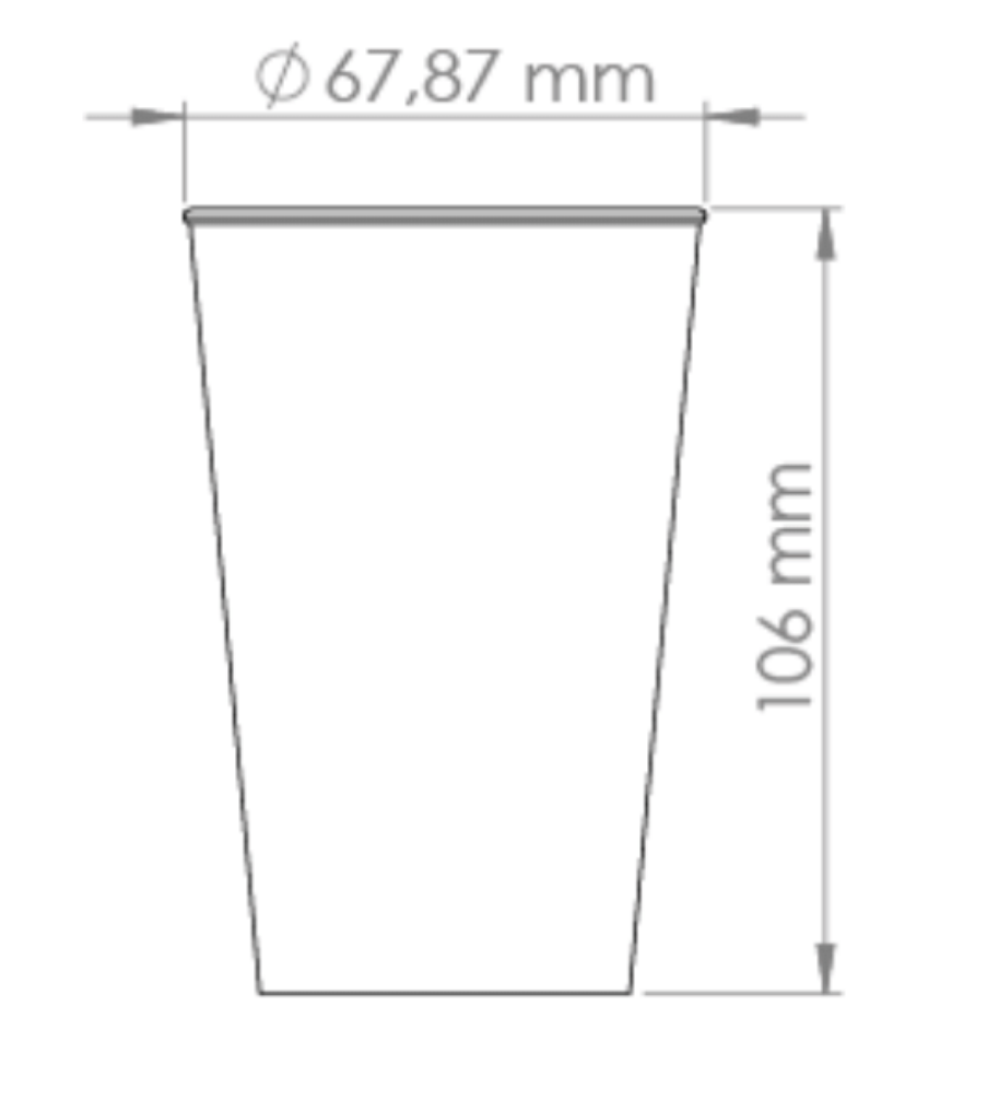 Copo Ecológico (Reuse Line) 250 ml PP