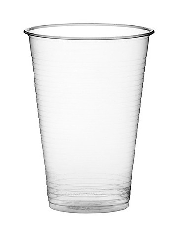 Plastic Cups - Clear Square Drinking Cups