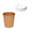 Paper Cup 100% Kraft (4Oz) 120ml - Box 1000 units