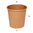 Vaso Cartón 100% Kraft (4Oz) 120ml c/ Tapa “To Go” Blanca - Caja Completa 1000 unidades