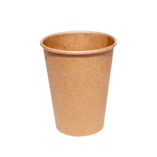 Vaso Cartón 100% Kraft (8Oz) 240ml c/ Tapa “To Go” Negra - Paquete 50 unidades