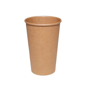 Vaso cartón 100% Kraft (16Oz) 480ml