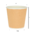Vaso Cartón Corrugado Kraft 120ml (4OZ) c/ Tapa “To Go” Negra – Paquete 50 unidades