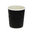 Corrugated Card Cup Black 240ml (8Oz)