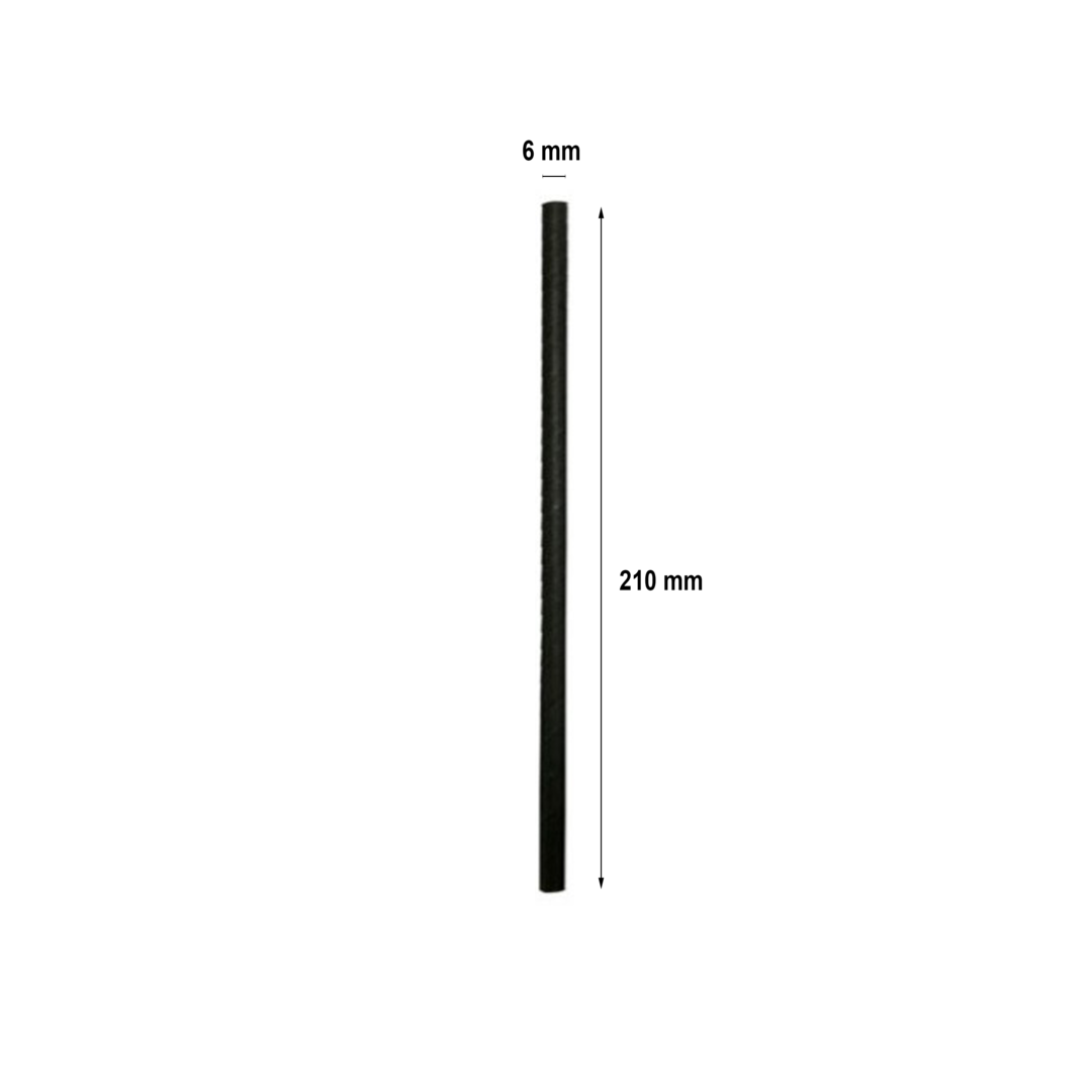 Palhinha Papel Recta Preta