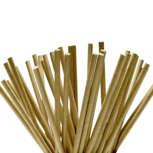 Papier Straw Straight Kraft - Pack 250 unités