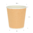 Vaso papel corrugado Kraft 210ml (7oz)