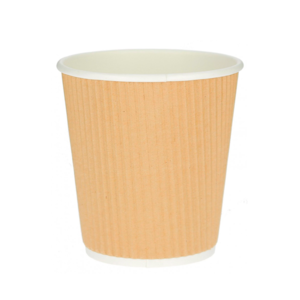 Copo Cartão Canelado Kraft 210ml (7Oz)