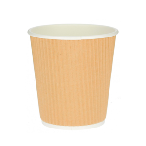 Vaso papel corrugado Kraft 210ml (7OZ) - Caja Completa 500 unidades