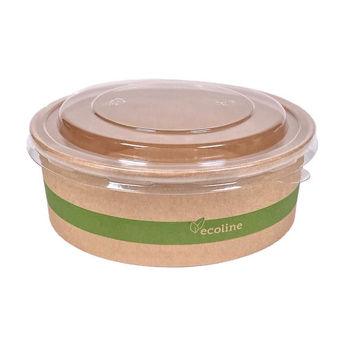 Salad Bowl with Lid 750ml - Pack of 25 units