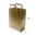 Kraft paper bag with flat handle 26x30+14cm