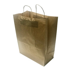 Kraft paper bag with twisted handle 32x41cm