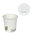 Gobelet Carton Boissons Chaudes 120ml (4Oz) avec Couvercle ToGo Blanc - Boîte Complète 1000 unités