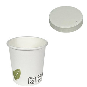 Gobelets Carton Café 360ml - 120 Pièces Jetables Boissons Chaudes/Froides
