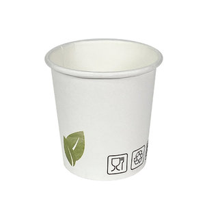 Vaso Cartón Eco 120ml (4Oz) Caja Completa 1000 unidades