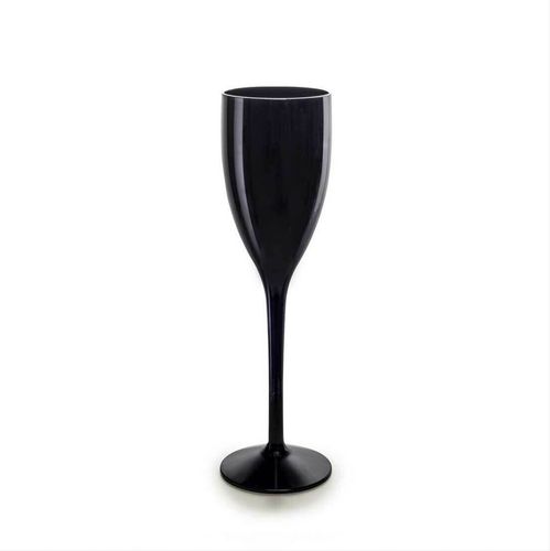 Vaso Cava / Champagne 120ml (PC) Negro - Caja 6 Unidades