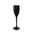 Copo Flute / Champagne 120ml Inquebrável (PC) Preto - Caixa 6 Unidades