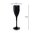 Glass of Champagne 120ml Unbreakable RB (PC) Black - 1 Unit