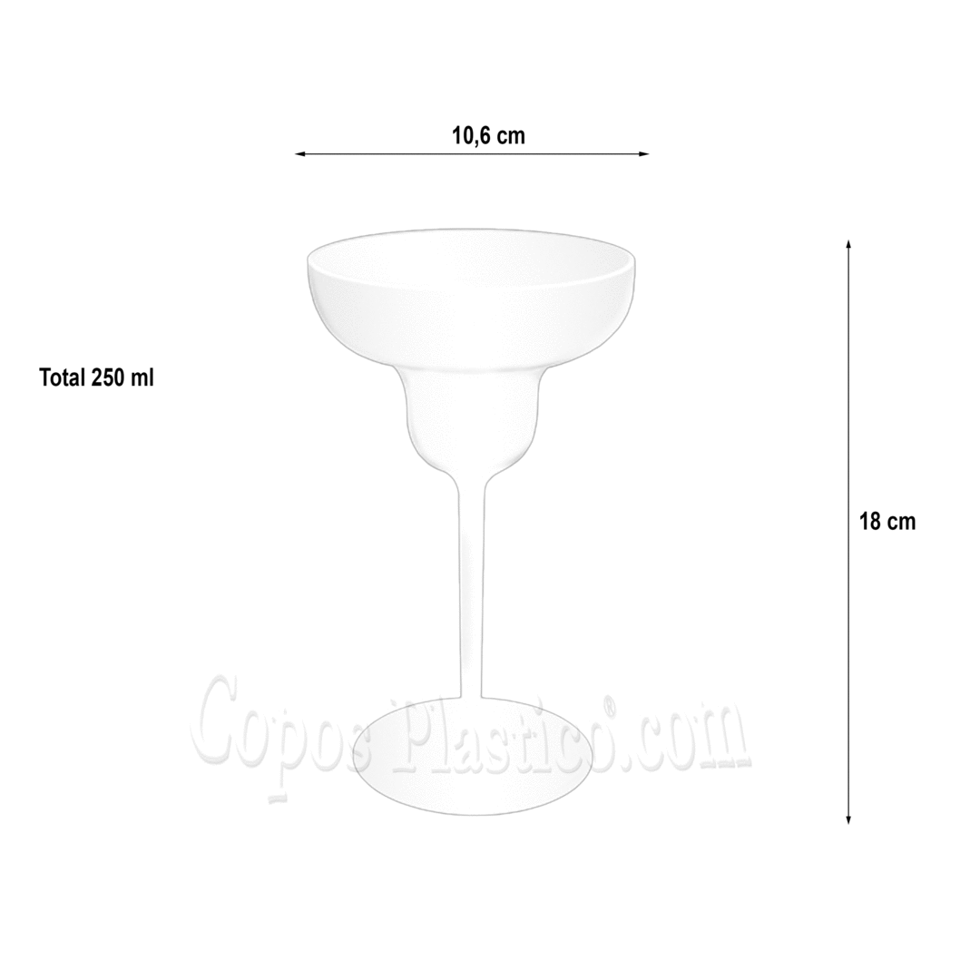 Vaso Margarita 250ml Policarbonato PC