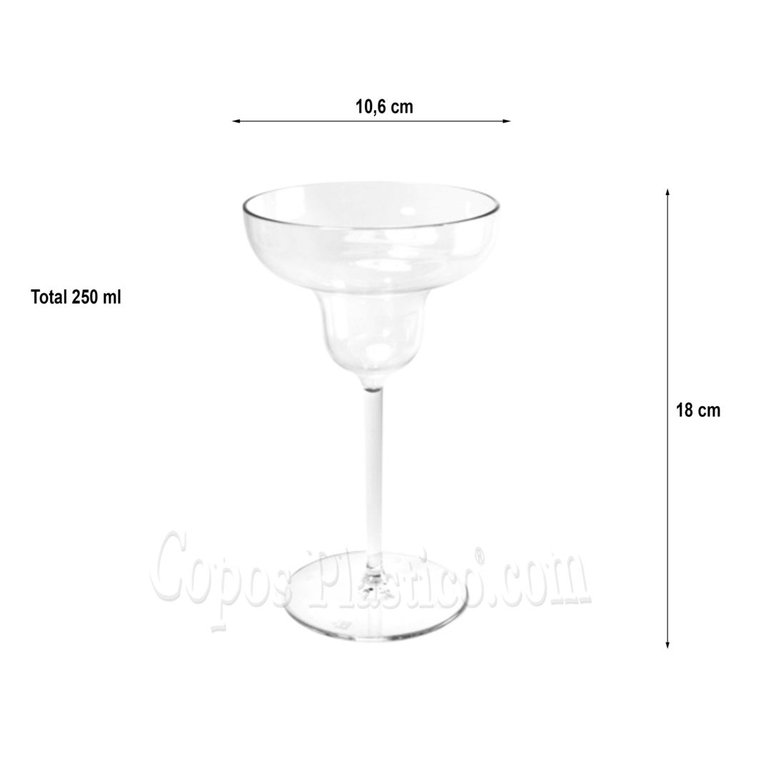 Vaso Margarita 250ml Policarbonato PC