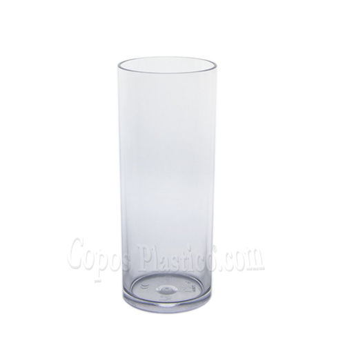 Vaso Tubo 340ml Hercules Policarbonato PC Caja 36 Unidades