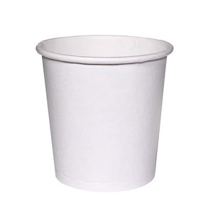 Vaso de Cartón Café 110ml (4Oz) Blanco – Paquete 50 unidades