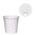 Paper Cups Coffe Vending 110ml (4Oz) White w/ White Lid “To Go” – Box of 3000 units
