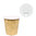 Paper Cups Coffe Vending 110ml (4Oz) Kraft w/ Flat Lid – Pack 50 units