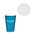 Cold Drinks Paper Cups "Enjoy" 360 ml - 300ml (12OZ) Pack 100 units w/ Lid Straws