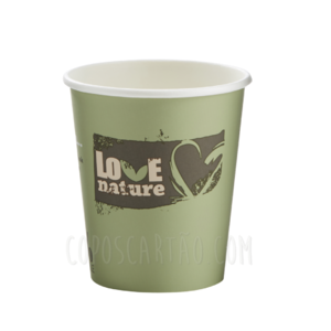 Hot Drinks Paper Cups BIOWARE 240ml (8Oz) Pack 100 units