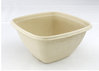 Square Bowl 500ml BIO 13x13x6cm with PET lid - full box 500 units