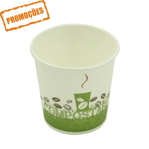 Vaso Cartón Green Cup - 100 % Biodegradable 100ml