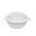 Disposable Soup Bowl 500 ml White w/ Lid - Box Complete 400 units