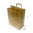 Kraft Paper Bag with Flat Handle 32x26+22cm