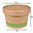 Kraft Paper Soup Box of 240ml With Lid