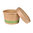 Kraft Paper Soup Box of 240ml With Lid