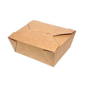 Caja Take Away Kraft 1350ml - Paquete 50 unidades