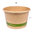 Vaso de Cartón para Helado Kraft 240ml - Paquete 50 unidades